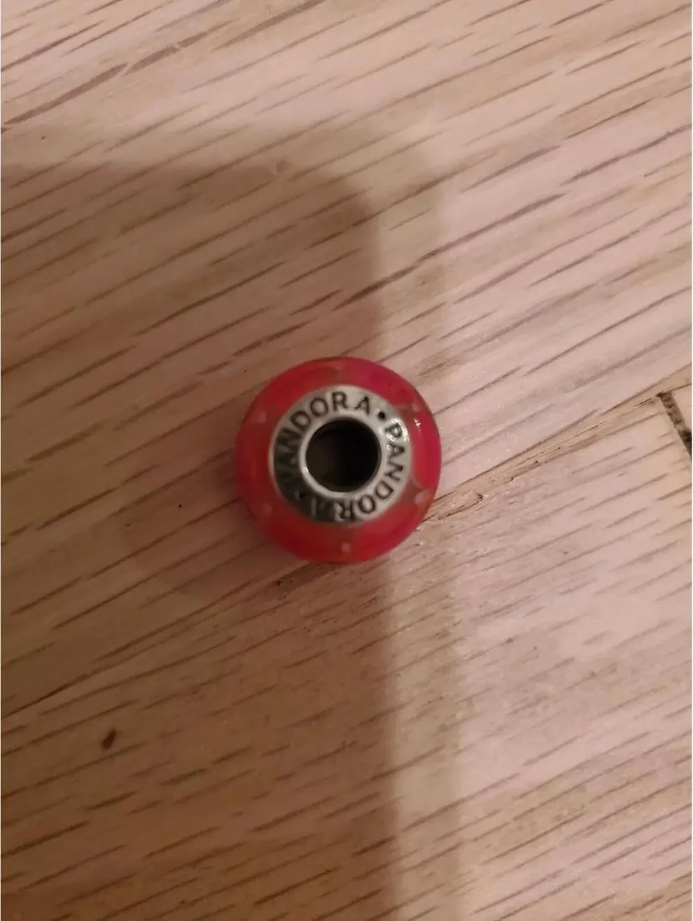 Pandora Red Glass Charm Bead